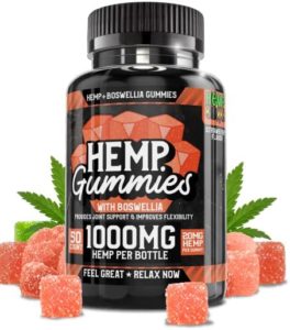 Hemp Gummies for Ache and Swelling – One of a kind Blend for Joint and Muscle mass Assistance – Relaxation Anxiety Temper – Gummy Complement Built in Usa – 50 Count 1000 mg