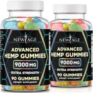 NEW AGE Naturals Innovative Hemp Gummies – Pure Hemp Oil Infused Gummies (Orginial 9000-180)