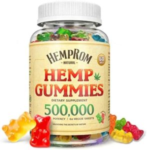 Hemp Sleep Gummies for Agony, Vegan Gummy Bears with Organic Hemp Extract L-Theanine Omega 3-6-9, 60 Depend