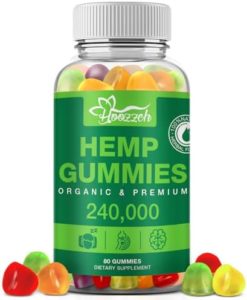 Hoozzch All-natural Natural Hemp Gummies Advanced Further Toughness Significant Efficiency Hemp Oil Extract Best with Pure Hemp Oil Gummy Gluten Free Built in United states of america
