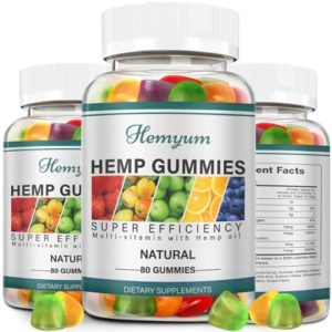 (3-Pack) High quality Hemp Gummies More Power – High Efficiency Fruity Gummy with Hemp Oil – Organic Edibles Gummy – Non-GMO, Vegan