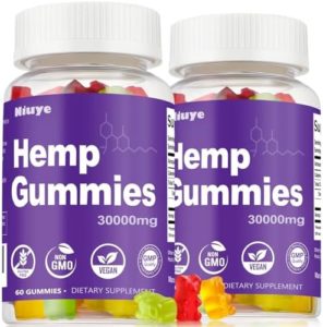 2-Pack Hemp Gummies Added Power – 30,000mg Substantial Efficiency – Loaded in Omega 3-6-9 & Infused with Hemp Oil – 3rd-Get together Examined – Made in United states